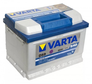 BATTERIE VARTA (D48)12 V 60 AH G+540 (EN)